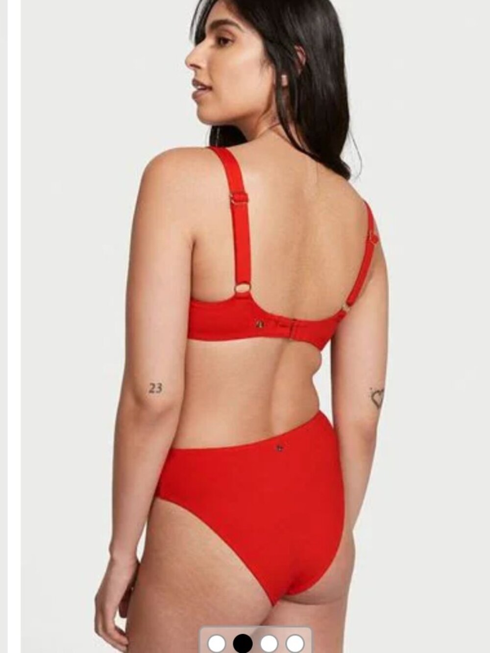 🍋Victoria's Secret Ribbed Red Bikini (Two Piece) NWT (S)